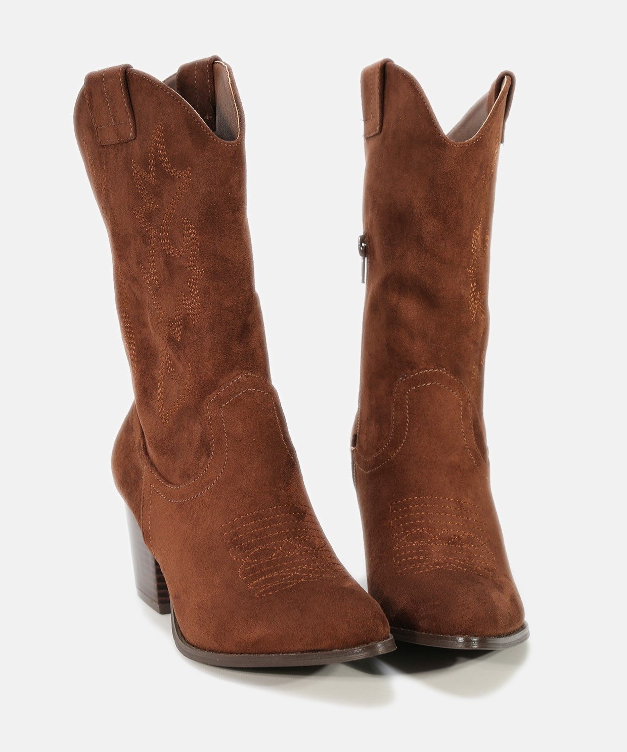 Botas cowboy media caña tacón 